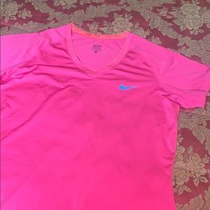 Nike pro Dri fit pink large shirt